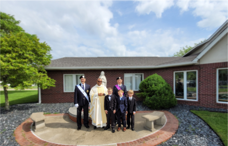 1st Communion with Kinghts